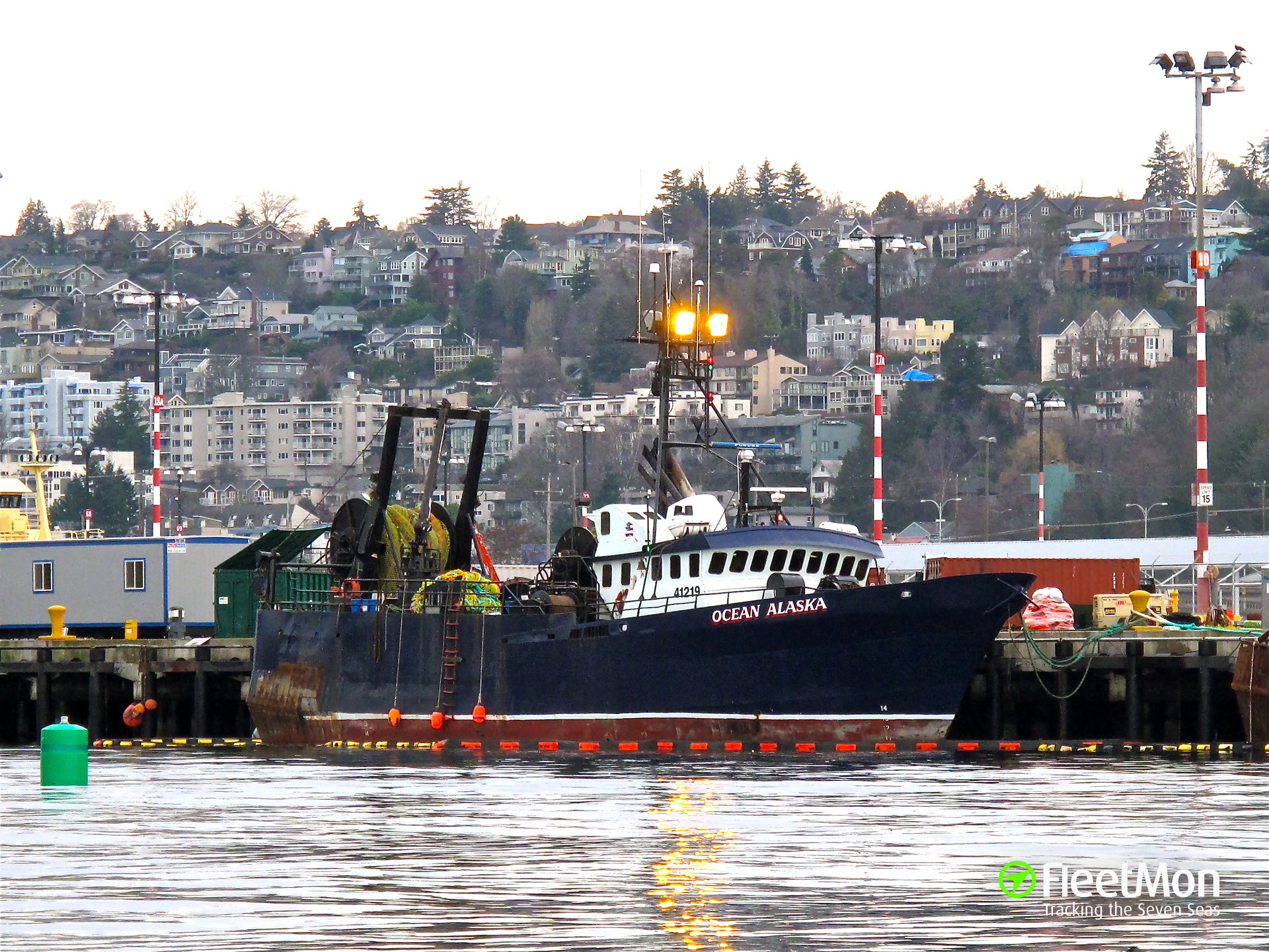 Vessel OCEAN ALASKA Fishing vessel IMO MMSI 366900170