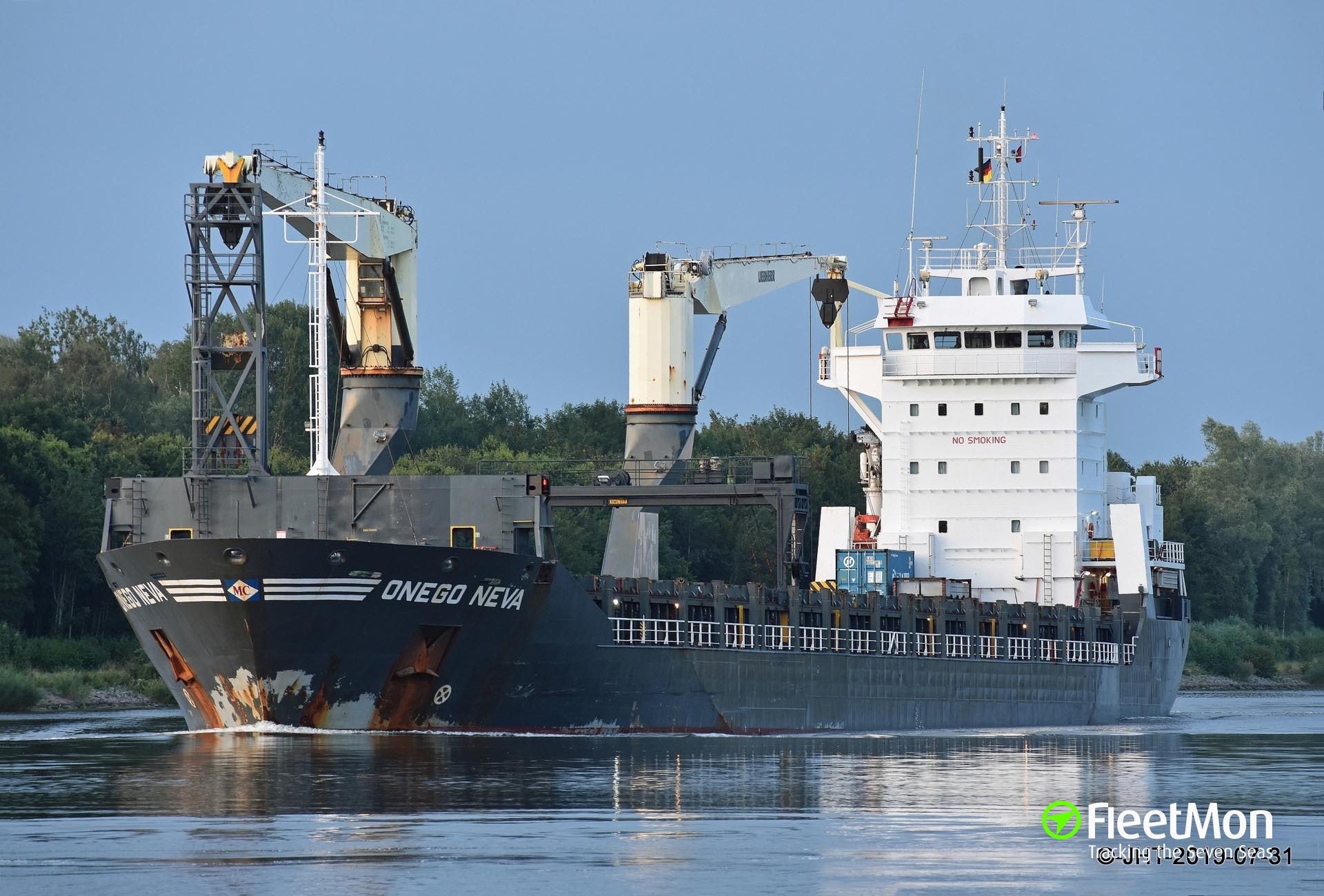 Photo of ONEGO NEVA (IMO: 9438585, MMSI: 305375000, Callsign: V2EB4 ...