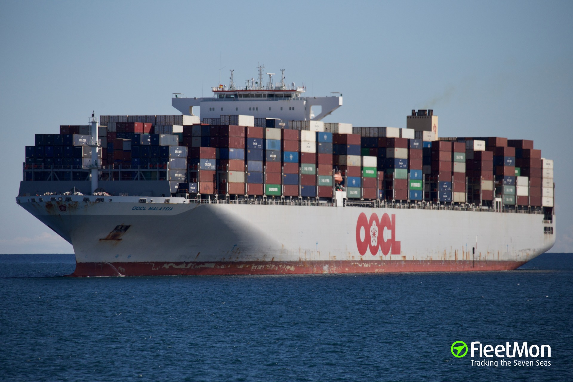 Photo of OOCL MALAYSIA (IMO: 9627980, MMSI: 477220100, Callsign: VRME7 ...