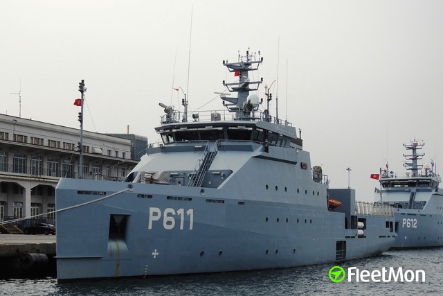 Vessel OPV SYPHAX (P611) (Patrol ship) IMO 9819727, MMSI 672857000