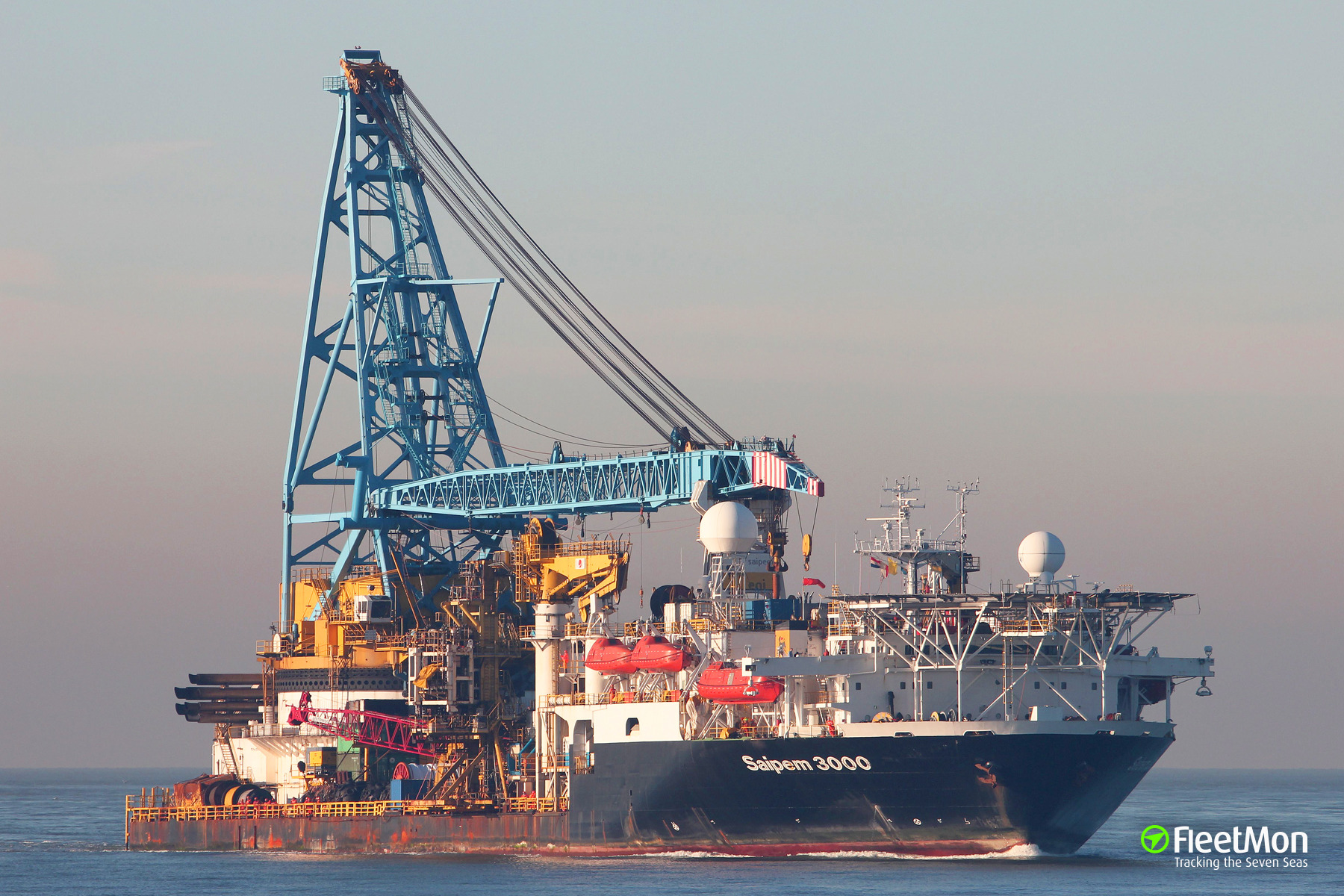 Vessel SAIPEM 3000 (Heavy Lift Vessel) IMO 8309165, MMSI 311516000