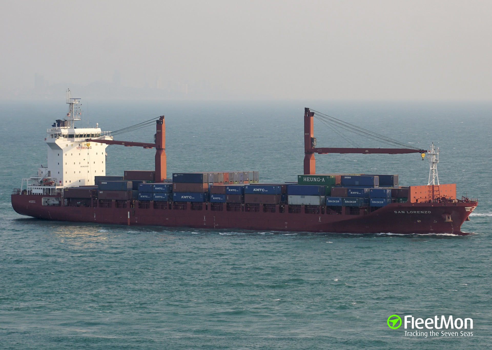 Vessel SAN LORENZO (Container ship) IMO 9625293, MMSI ...