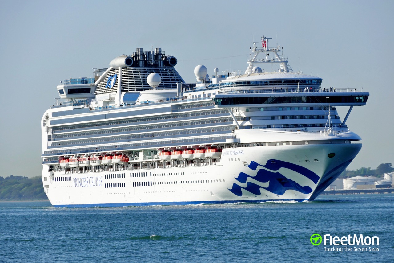 Photo of SAPPHIRE PRINCESS (IMO 9228186, MMSI 235103357, Callsign