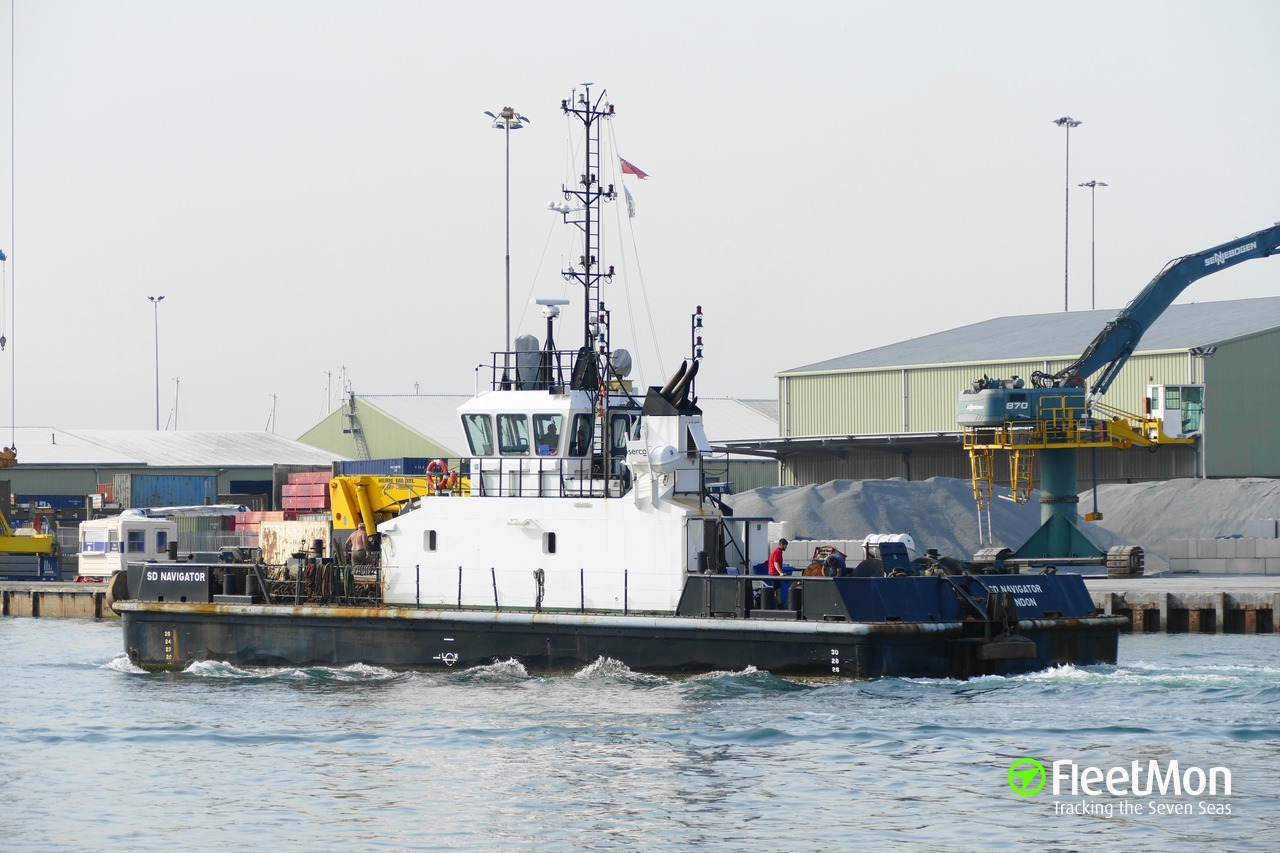 Vessel SD NAVIGATOR (Work vessel) IMO 9533414, MMSI 235071537