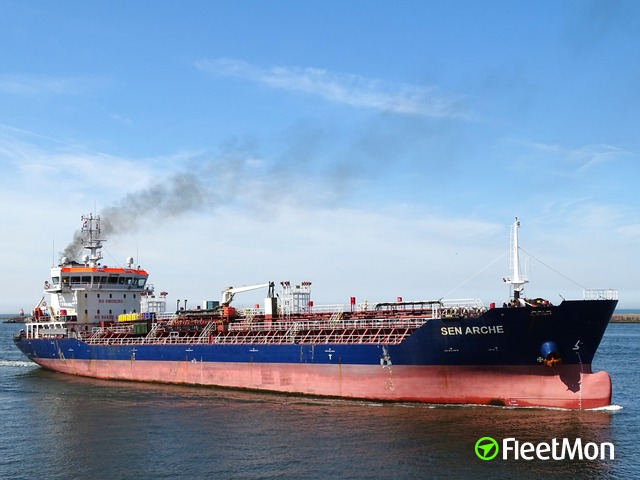 Vessel SEN ARCHE Chemical Tanker IMO 9443061 MMSI 215979000