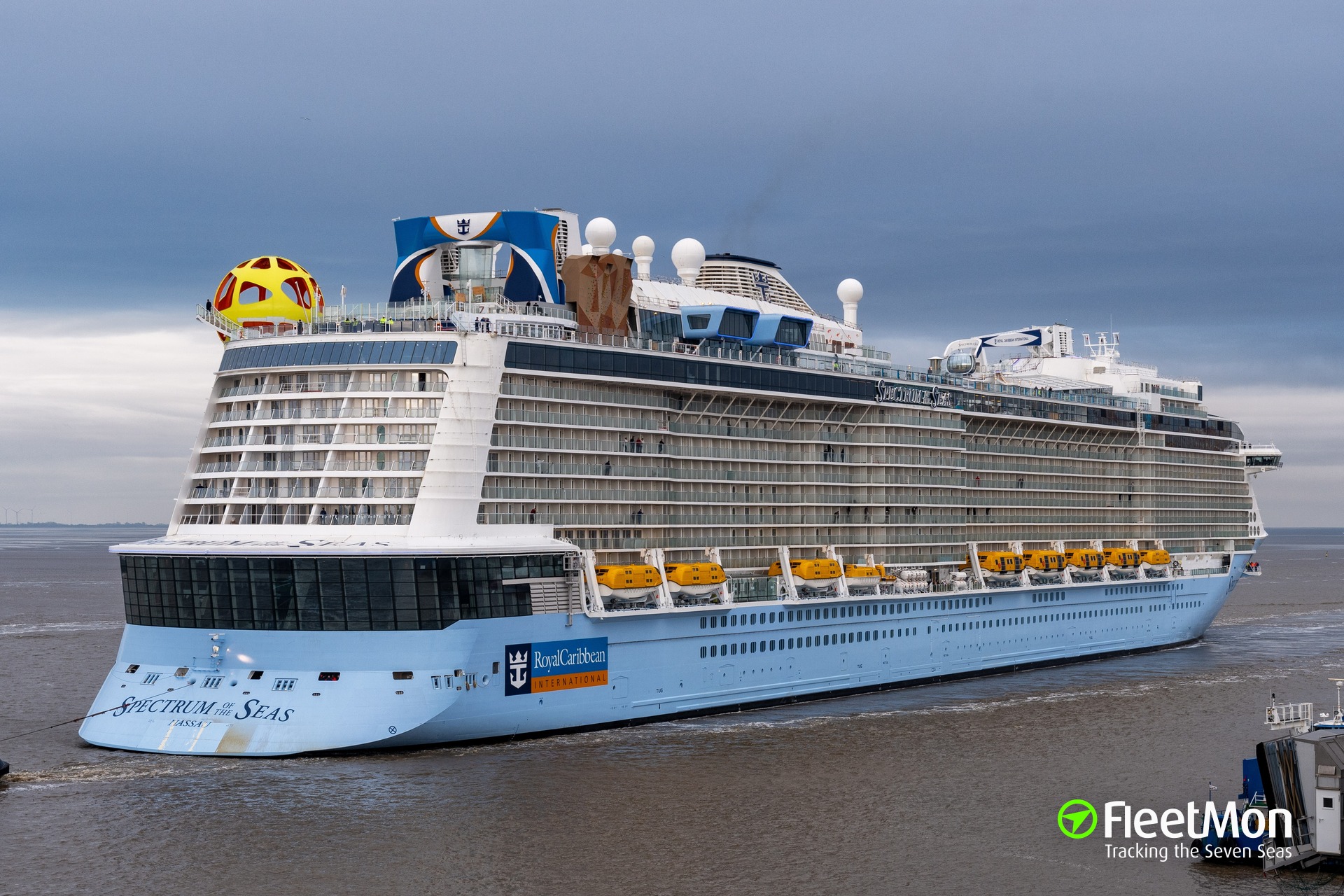 Photo of SPECTRUM OF THE SEAS (IMO: 9778856, MMSI: 311000749, Callsign