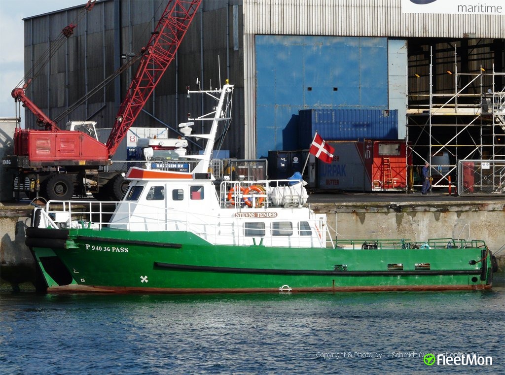 Vessel STEVNS TENDER (Ferry) IMO —, MMSI 219003342