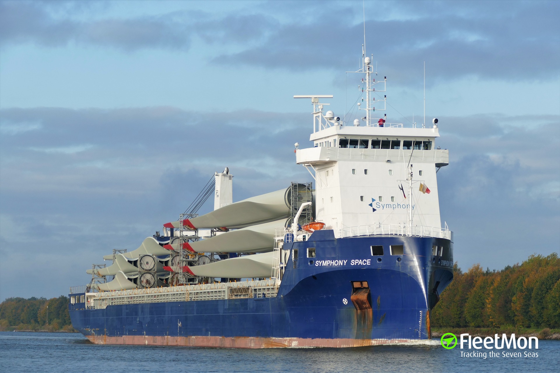 Vessel SYMPHONY SPACE (General cargo vessel) IMO 9735232, MMSI 244150516