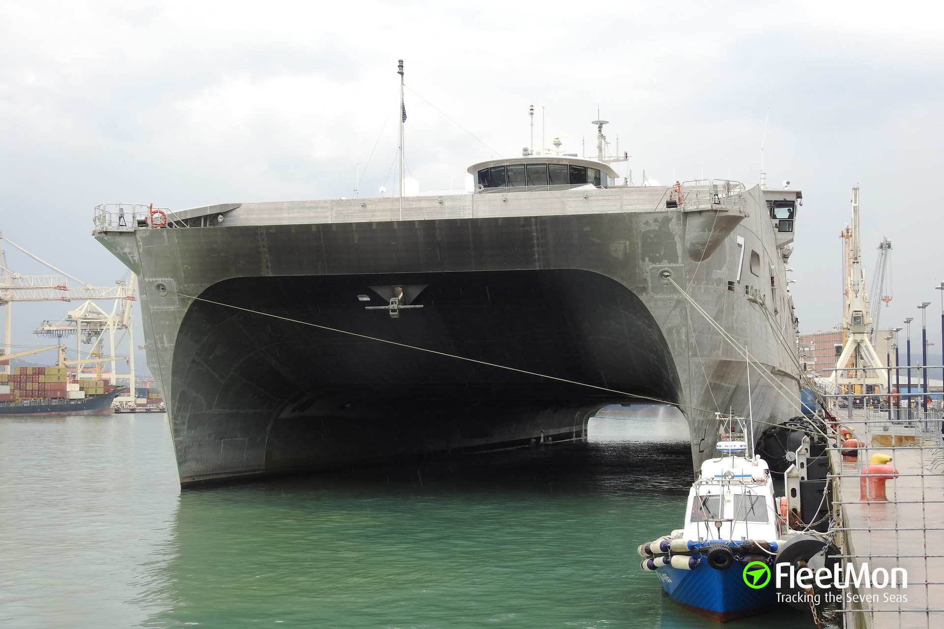 Vessel US GOVERNMENT VESSEL (High speed craft) IMO 1234567, MMSI 234567890