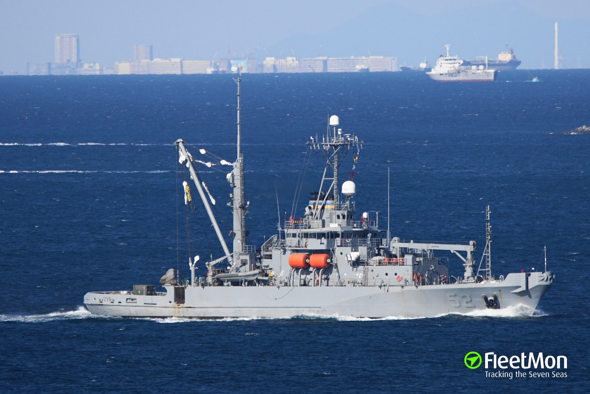 Photo of USNS Salvor (IMO: 8434374, MMSI: 369901000, Callsign: NLNB ...