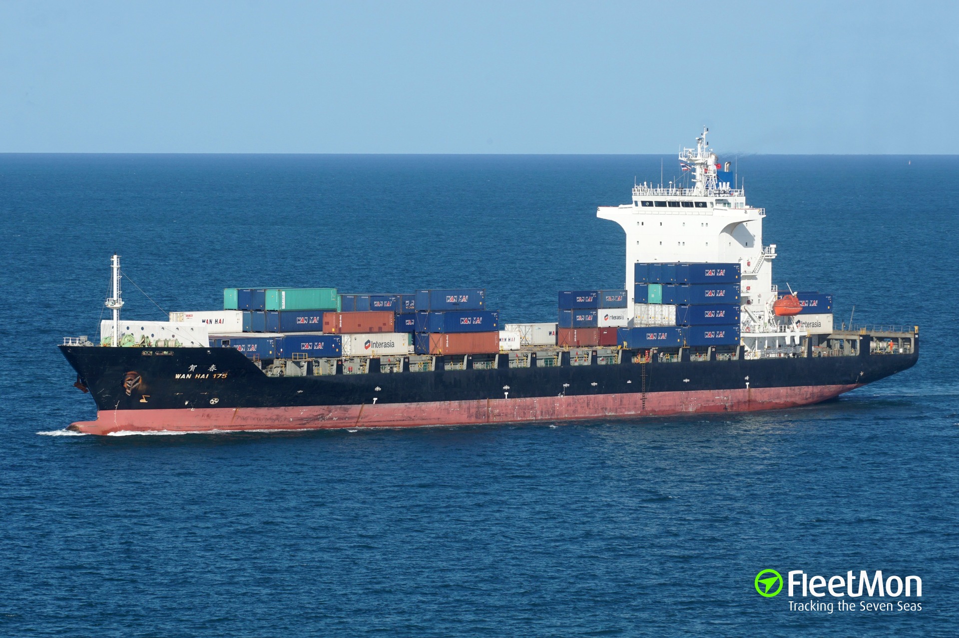 Vessel WAN HAI 175 (Container ship) IMO 9350159, MMSI ...