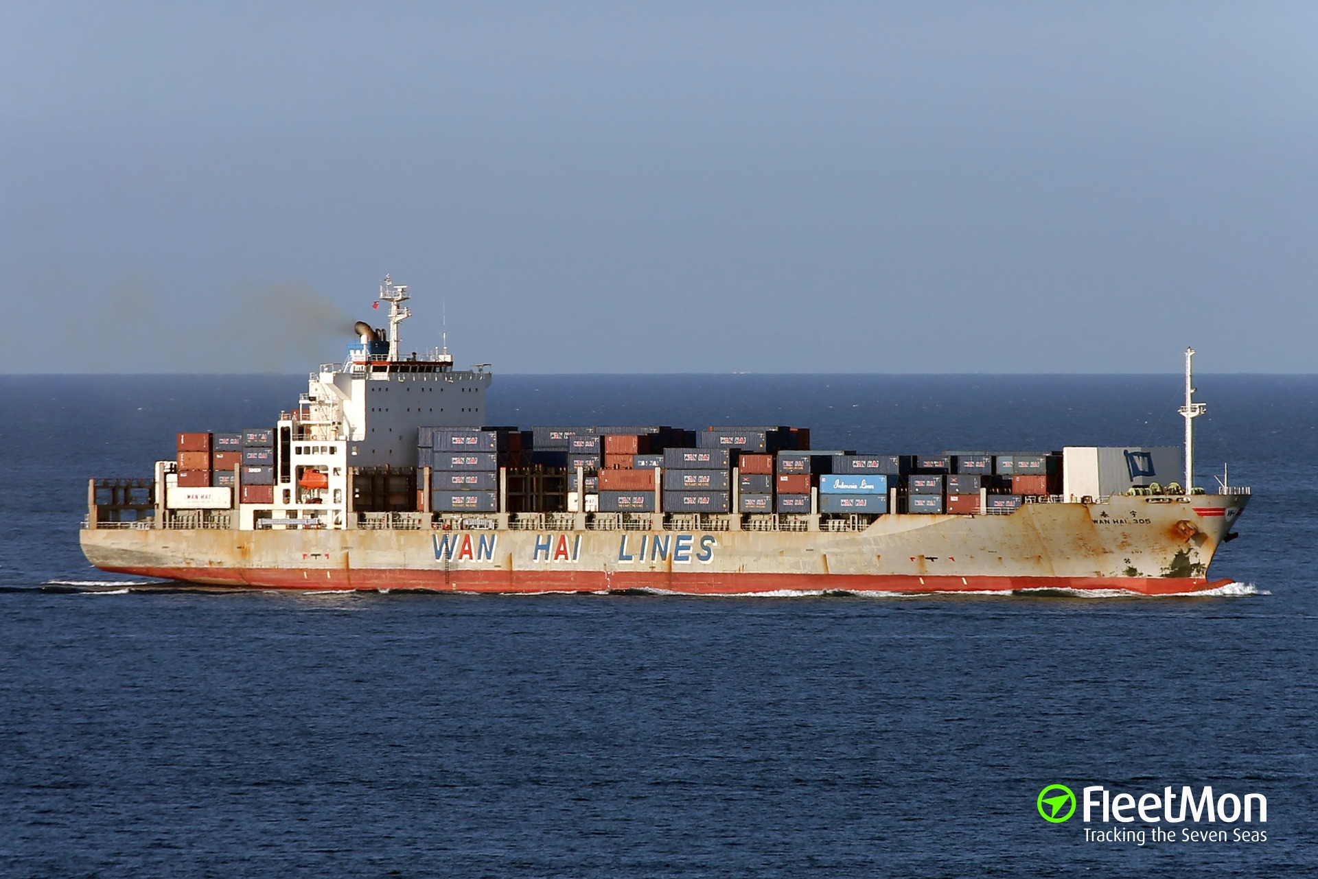 Vessel Wan Hai 305 Container Ship Imo 9238181 Mmsi 564640000