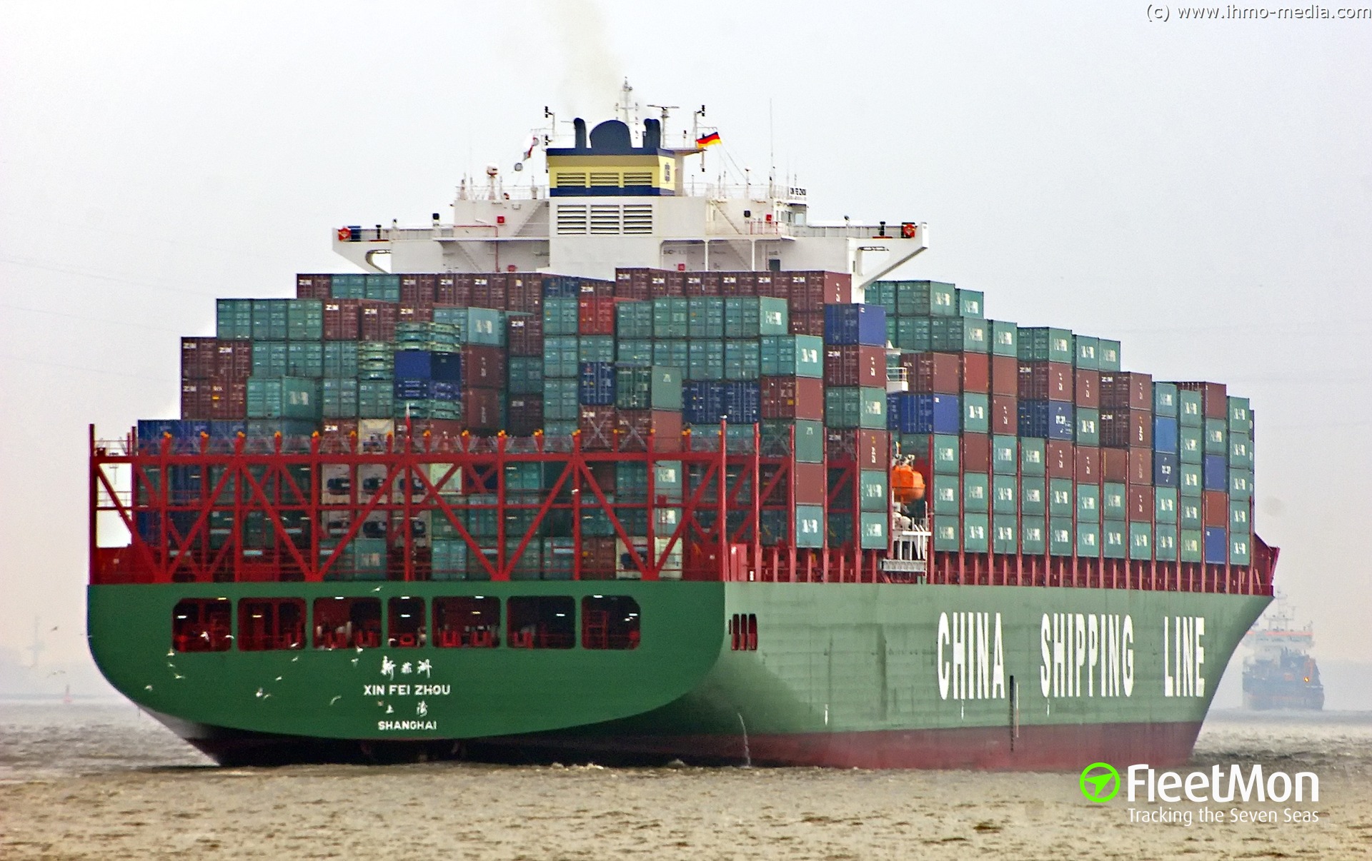 Xin Fei Zhou Imo 9337937 Call Sign Bpkd Gearless Container Ships