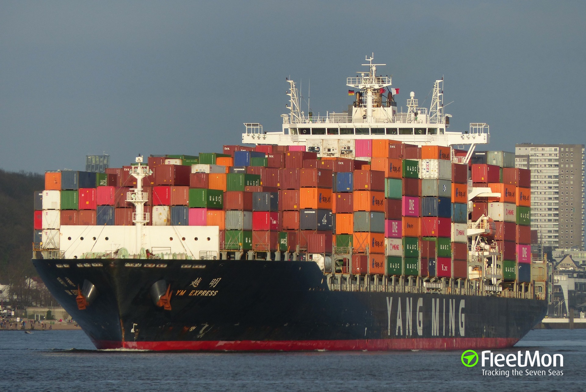 Vessel YM EXPRESS (Container ship) IMO 9496628, MMSI 636016705